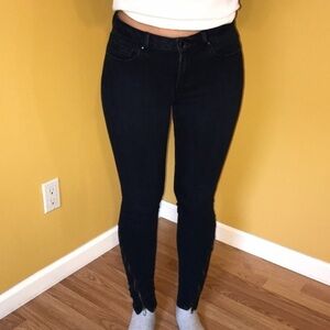 2/$35 Rachel Roy dark wash skinny jeans
